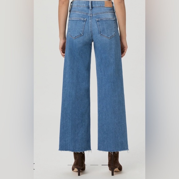 PAIGE Anessa Wide Leg Jeans 27” Inseam - Picture 2 of 8